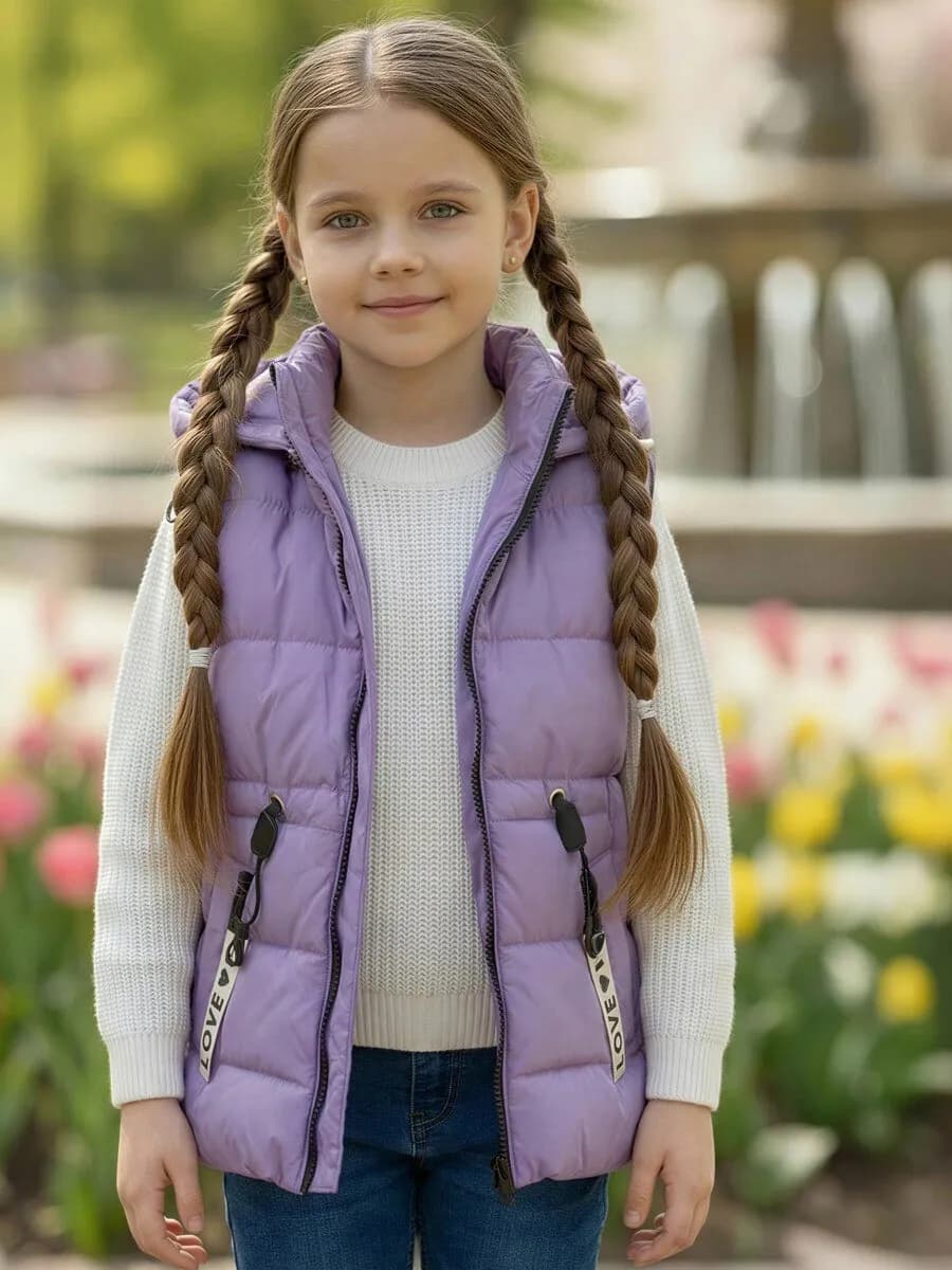 Жилетка демисезонная утепленная безрукавка