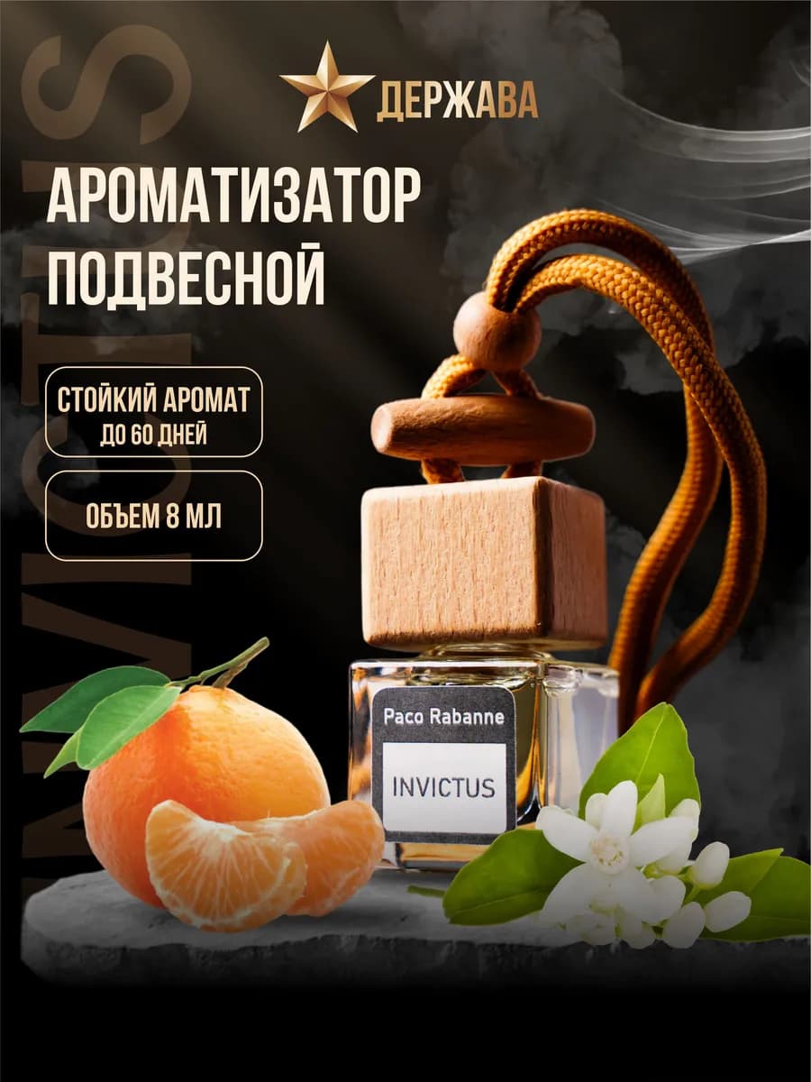 Ароматизатор в машину Paco Rabanne Invictus Автопарфюм