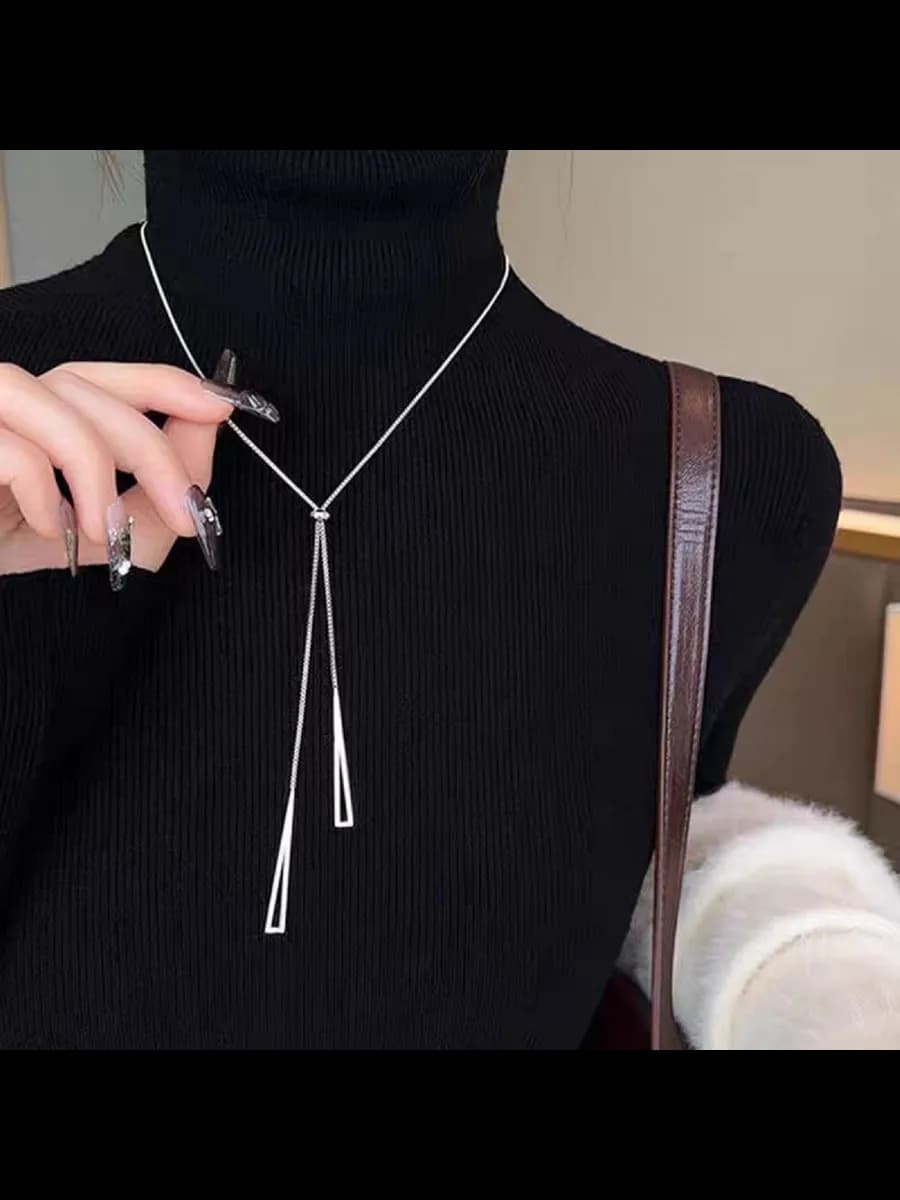 Подвеска на шею на цепочке женская бижутерия