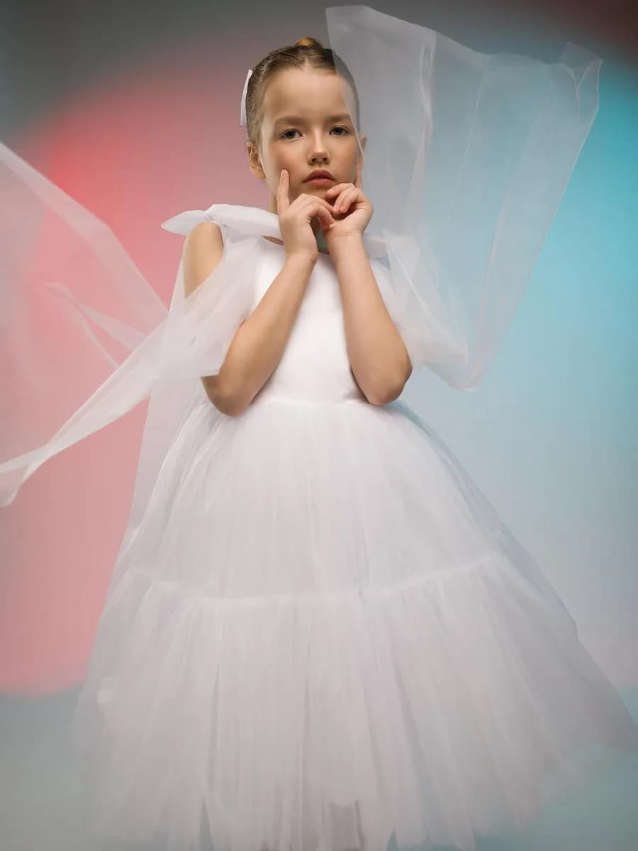 Платье нарядное праздничное пышное на выпускной в садик