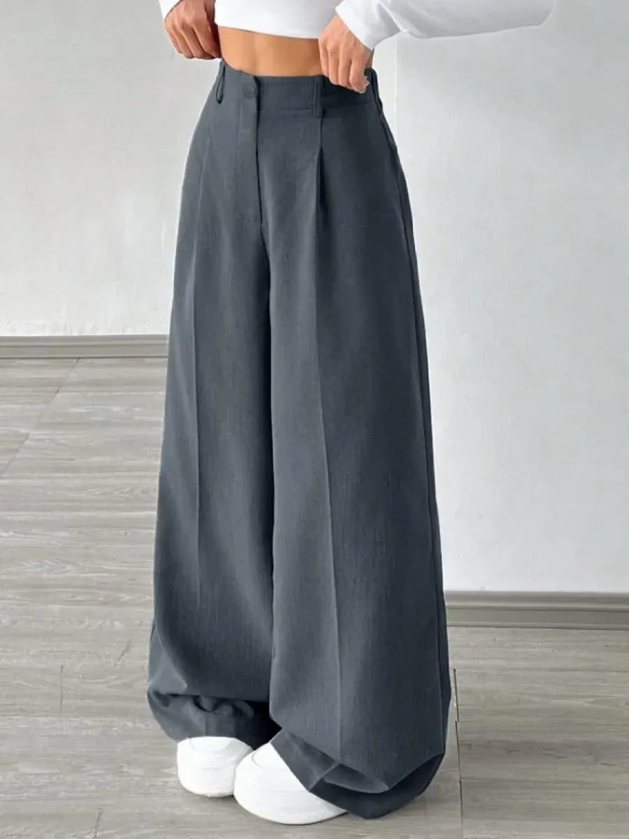 Брюки классические палаццо прямые