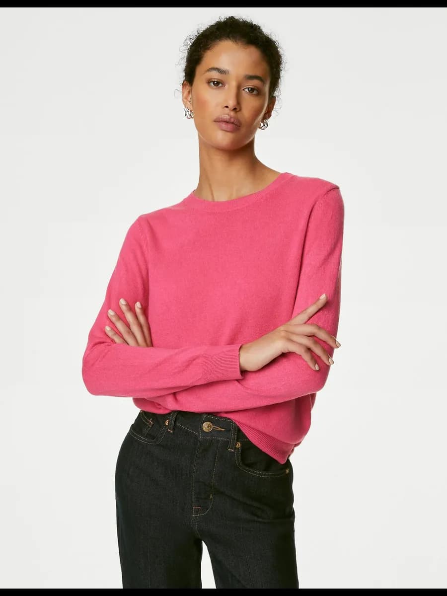 Джемпер с круглым вырезом - фото 1