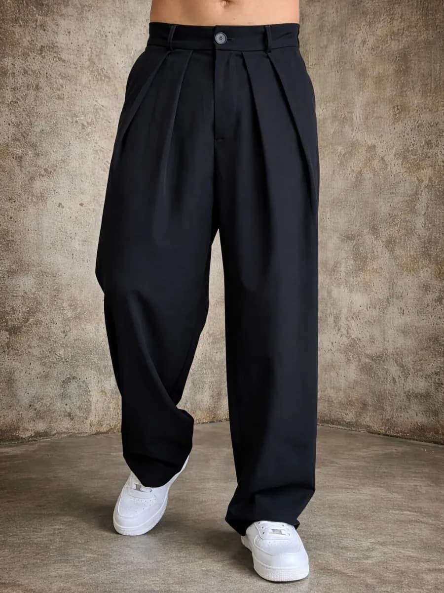 Брюки классические широкие оверсайз