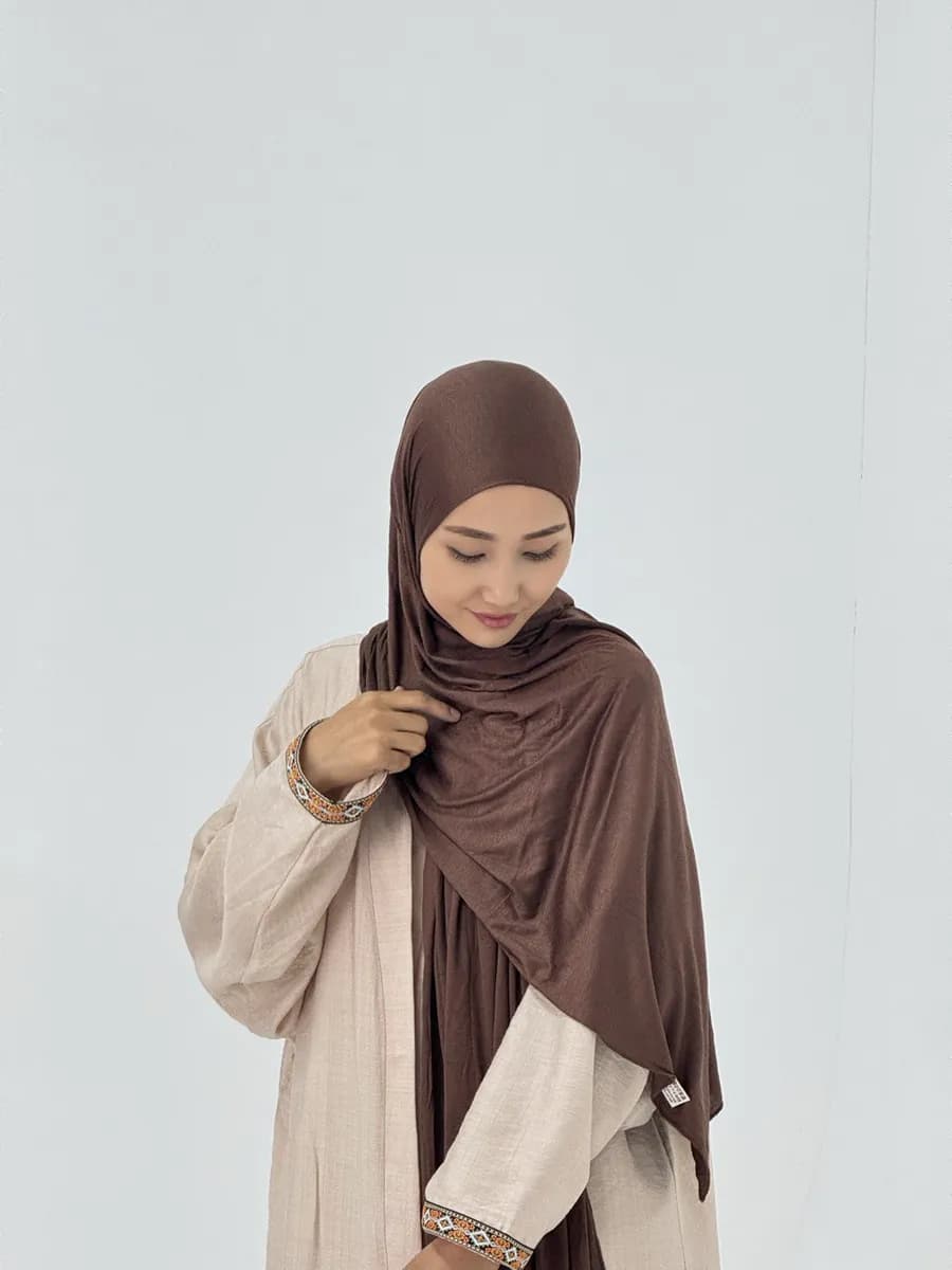 Трикотажный палантин для покрытых легкий