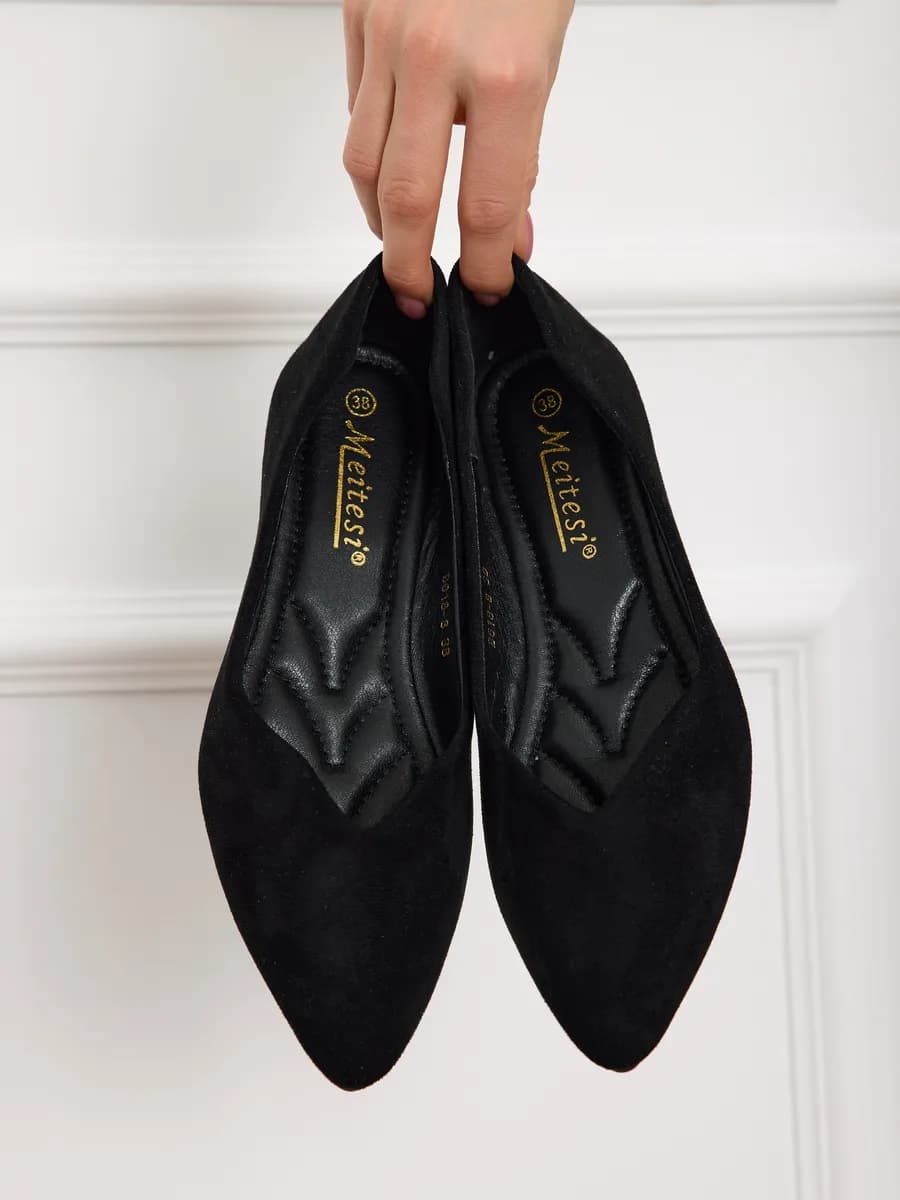 Балетки летние острый нос