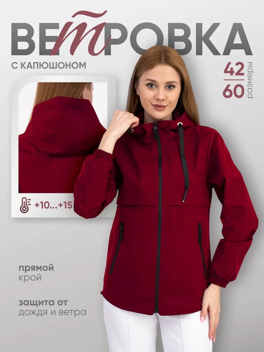 Ветровка с капюшоном весенняя