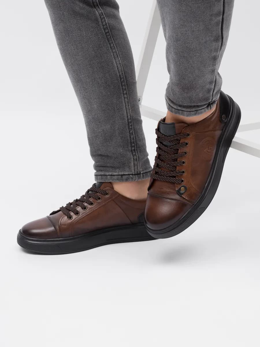 Кеды кожаные демисезонные