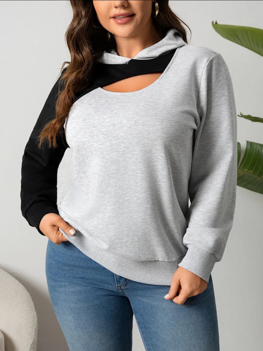 Толстовка оверсайз с капюшоном