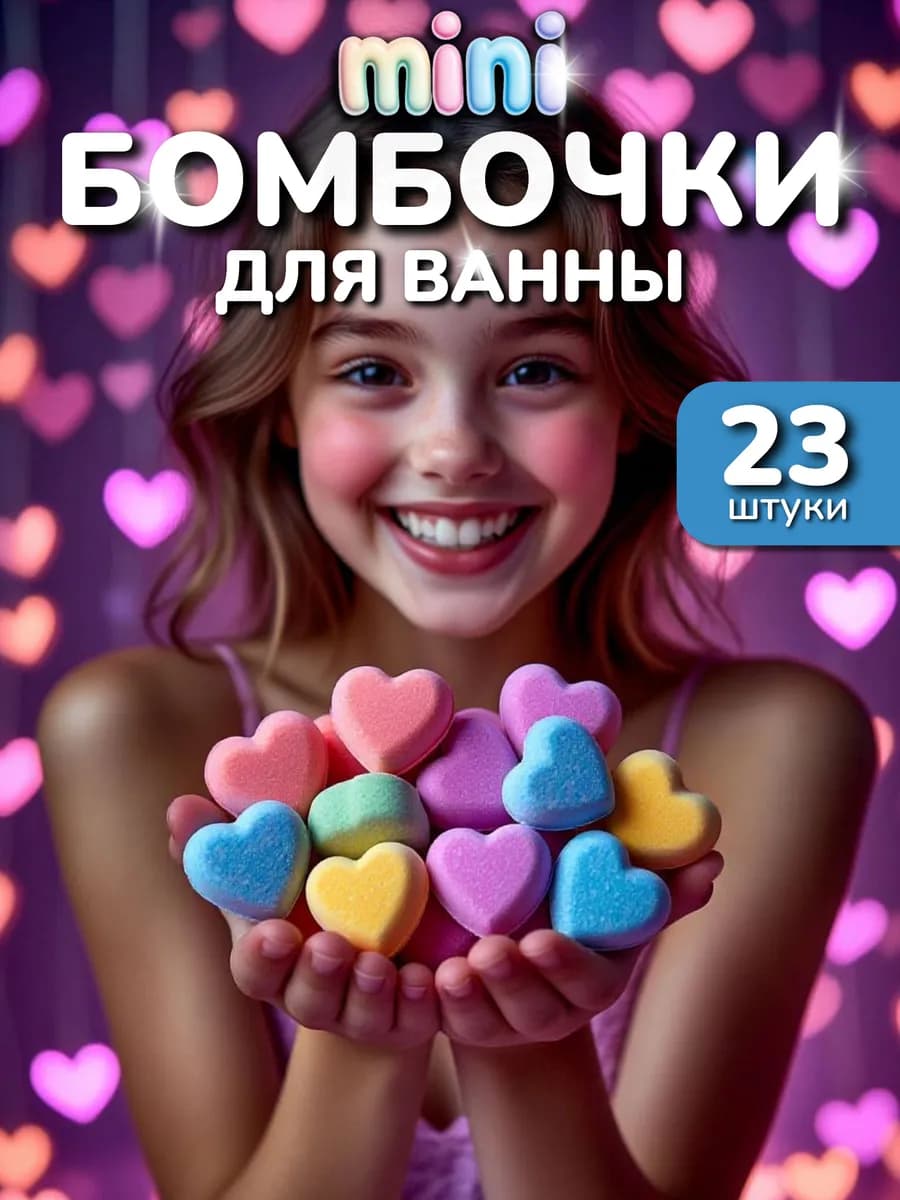 Бомбочки для ванны - 23 штуки - Подарочный набор