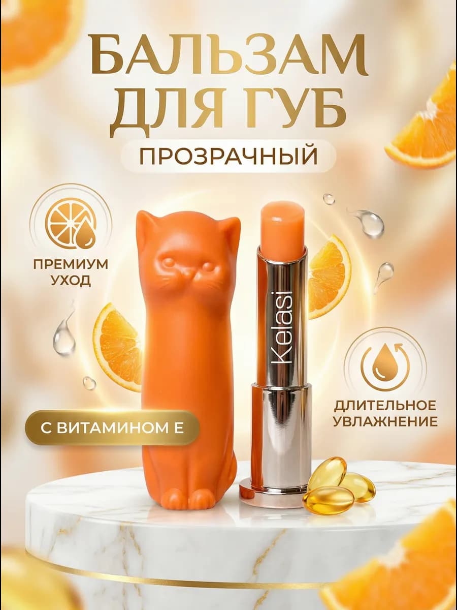 Гигиеническая помада кот