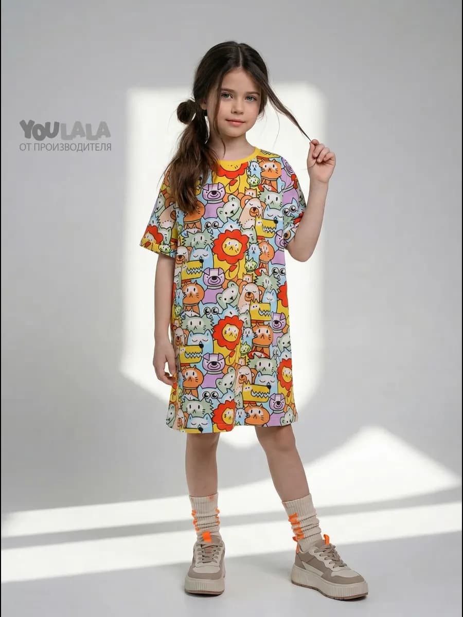 Платье домашнее для девочки