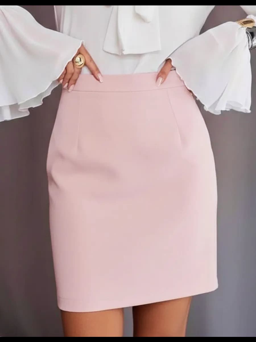 Юбка короткая классическая для офиса