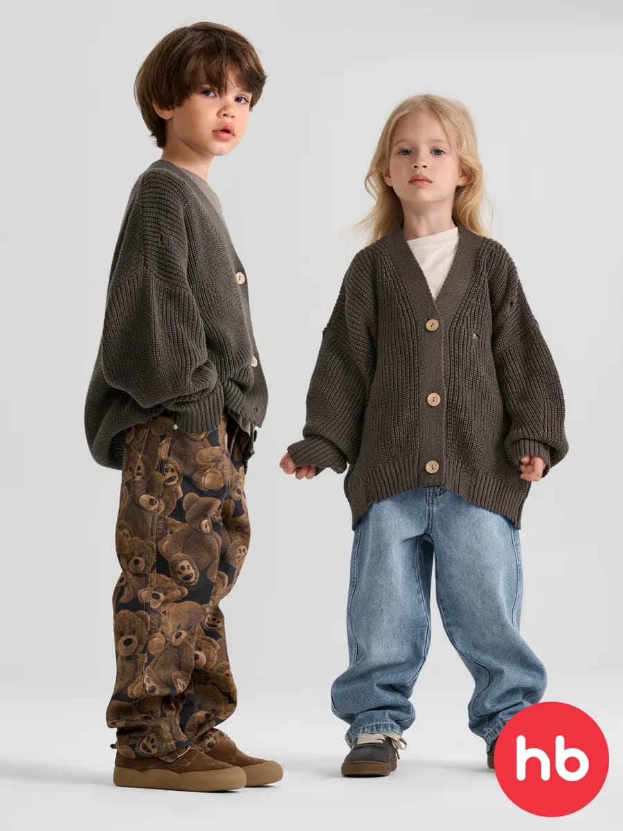 Кардиган вязаный на пуговицах - фото 1