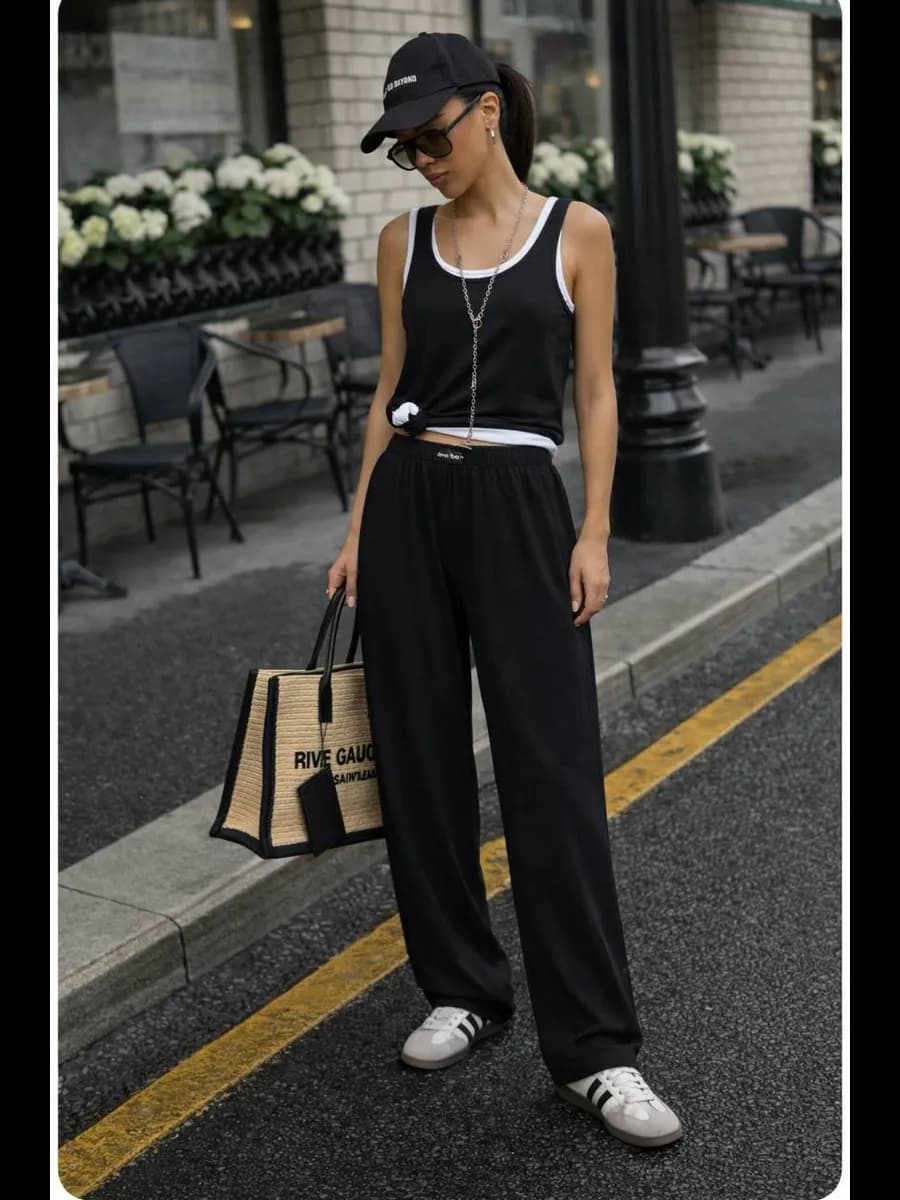 Костюм летний с брюками