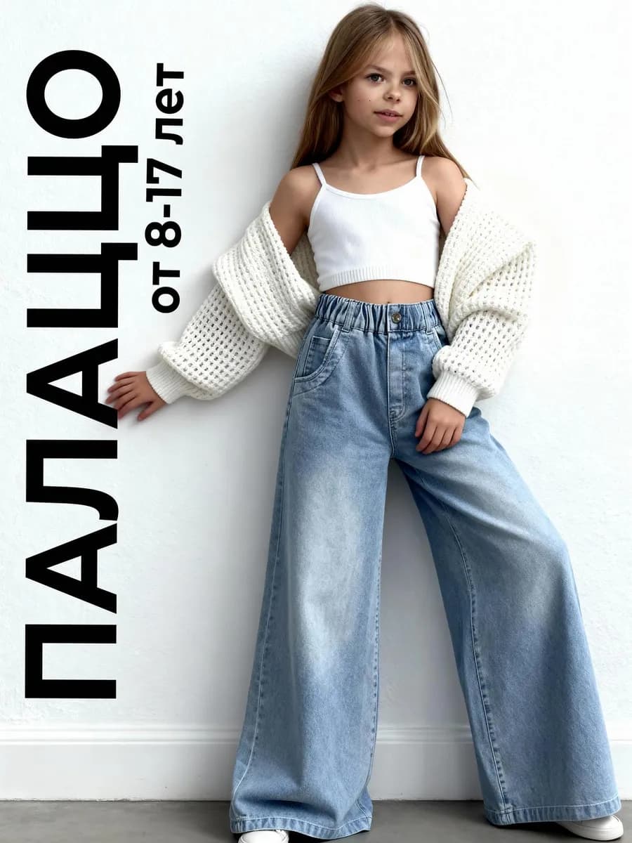 Джинсы палаццо