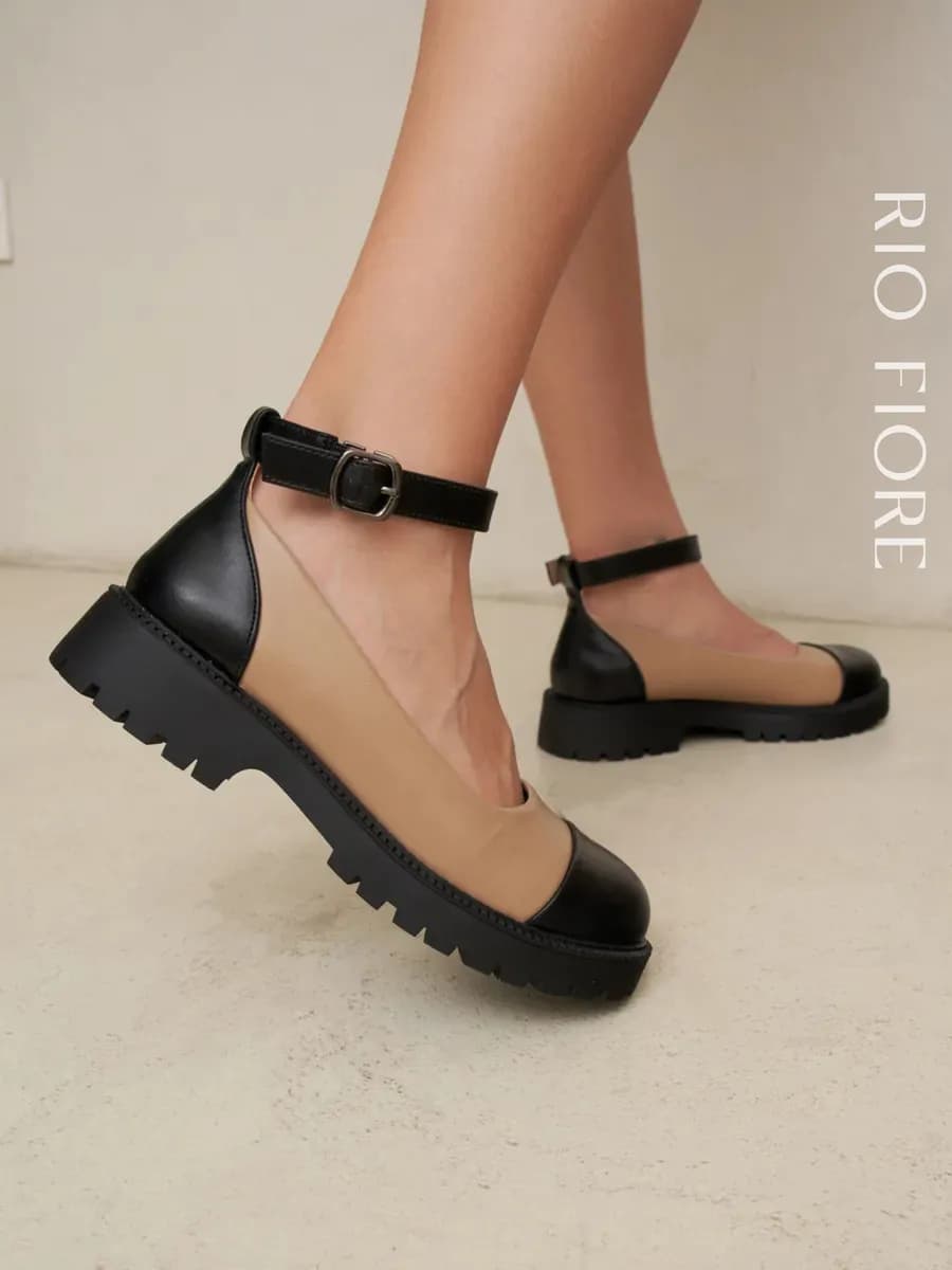 Туфли на низком каблуке мери джейн