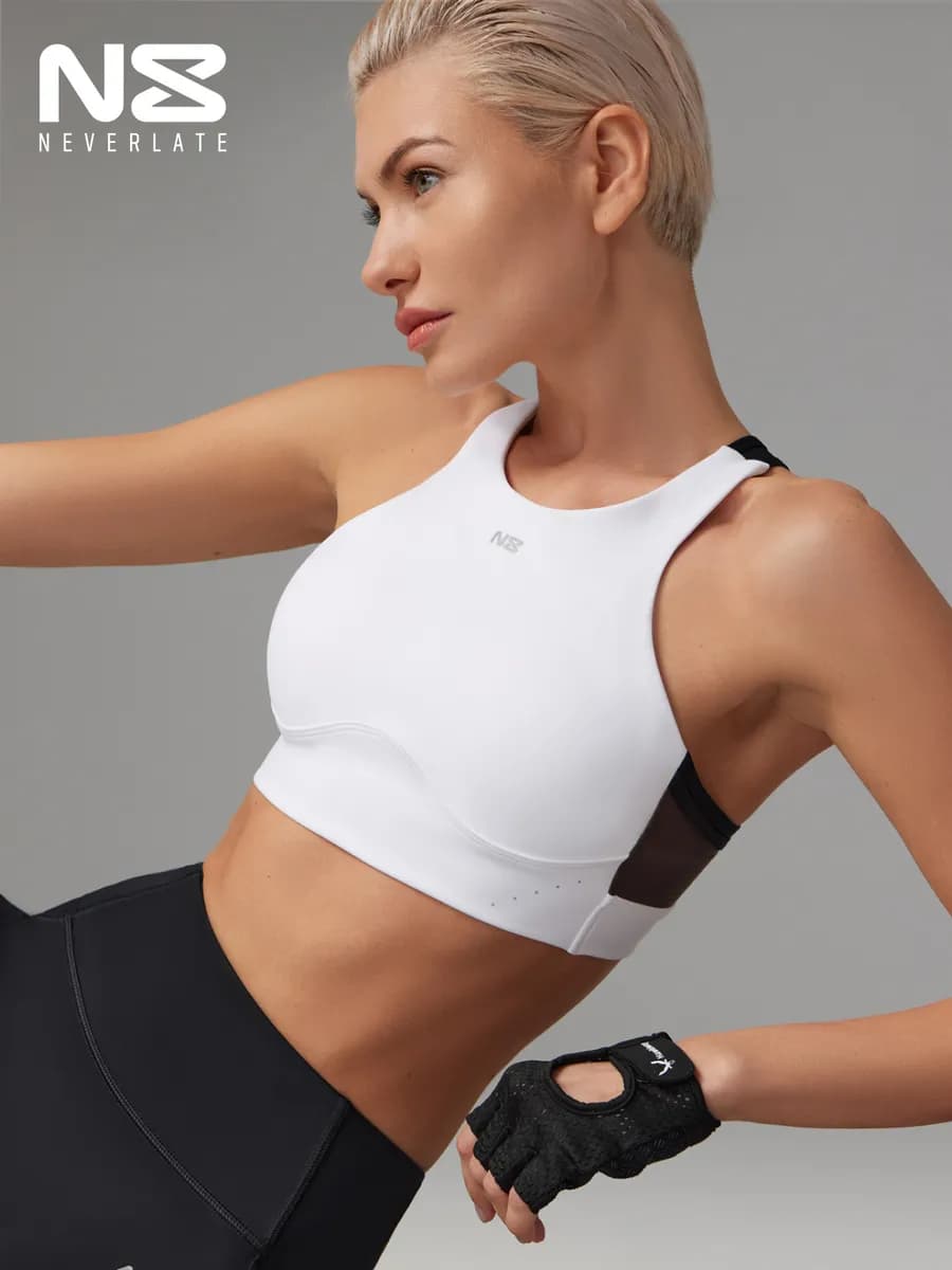 Топ бра спортивный с потайным карманом для фитнеса