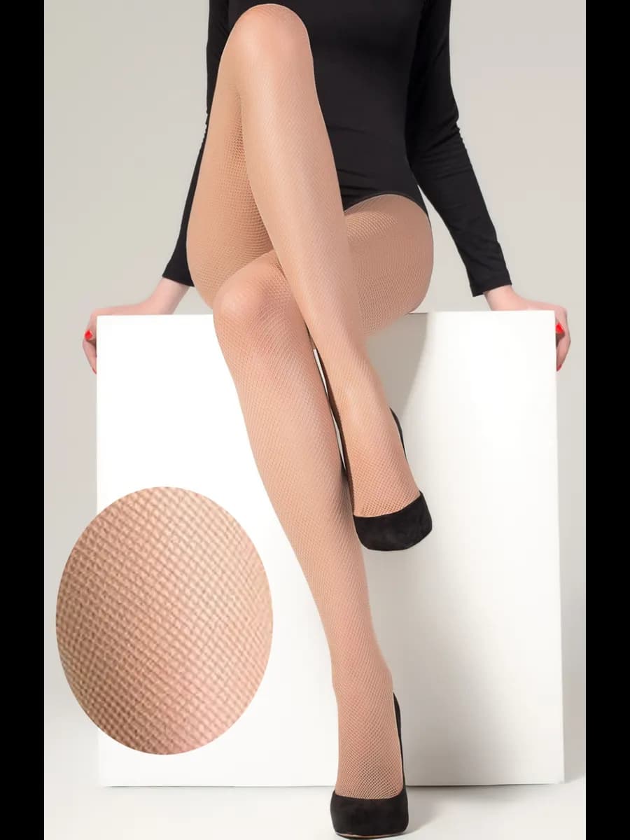 Колготки в сетку с рисунком ажурные кружевные y2k