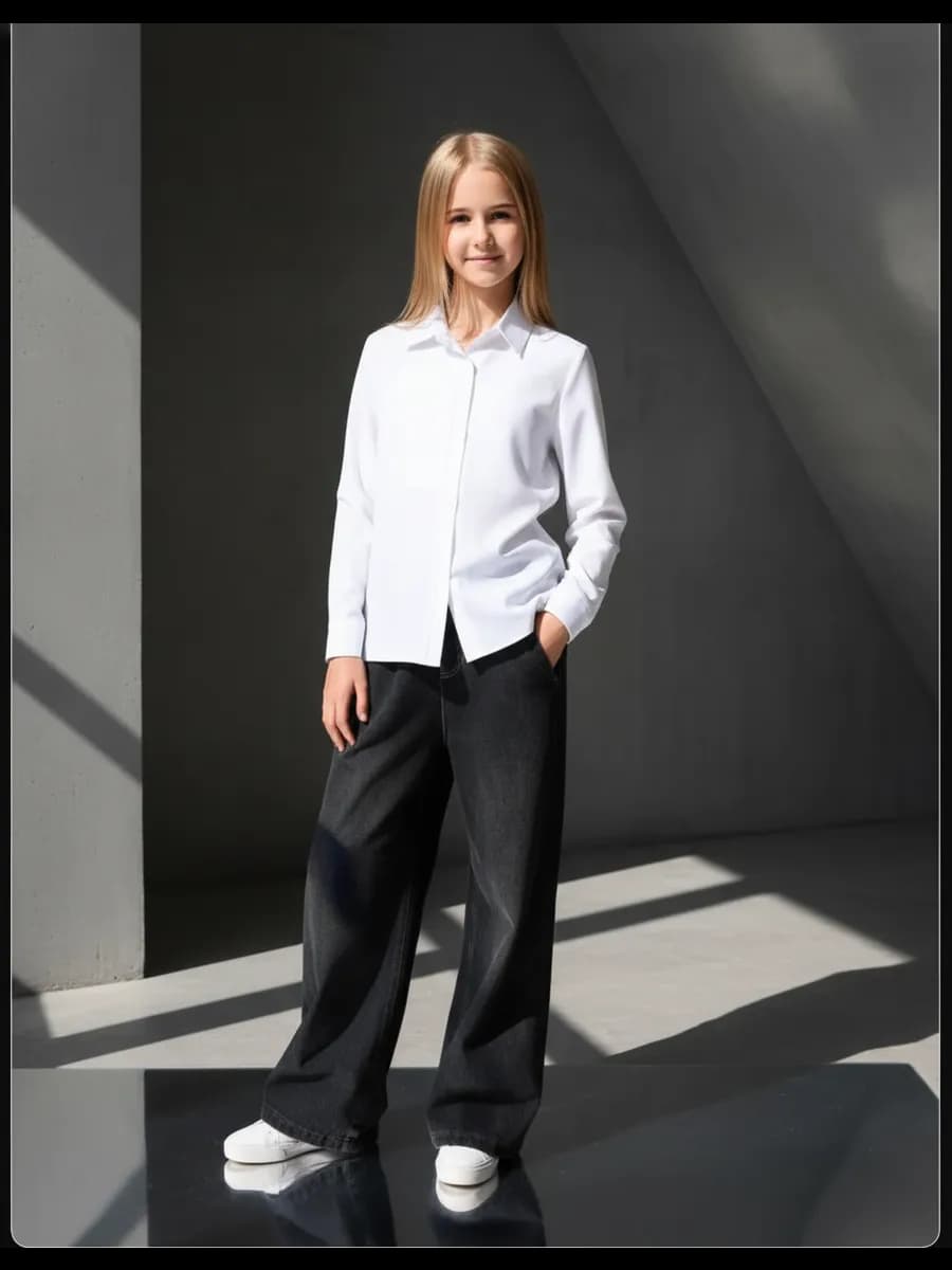 блузка школьная классическая