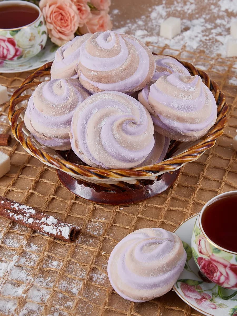 Зефир"Зефиркино счастье" чёрная смородина и шоколад. 0.5кг