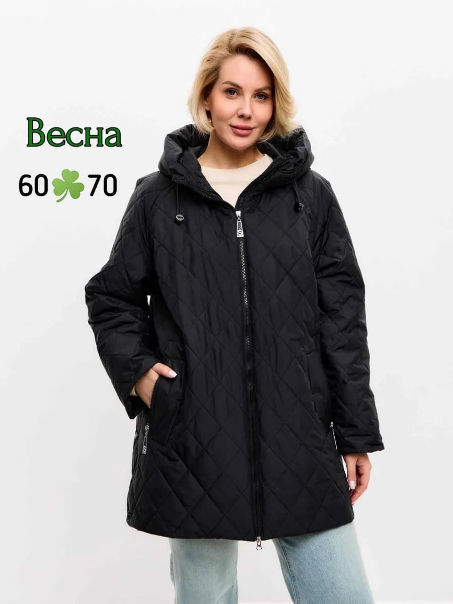 Куртка ветровка больших размеров весенняя