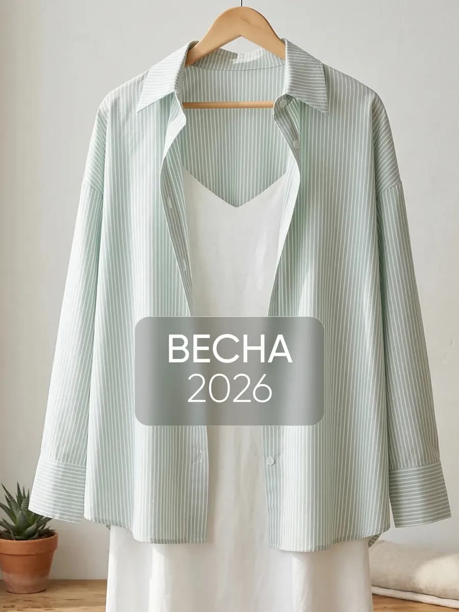 Рубашка в полоску оверсайз как из PINTEREST