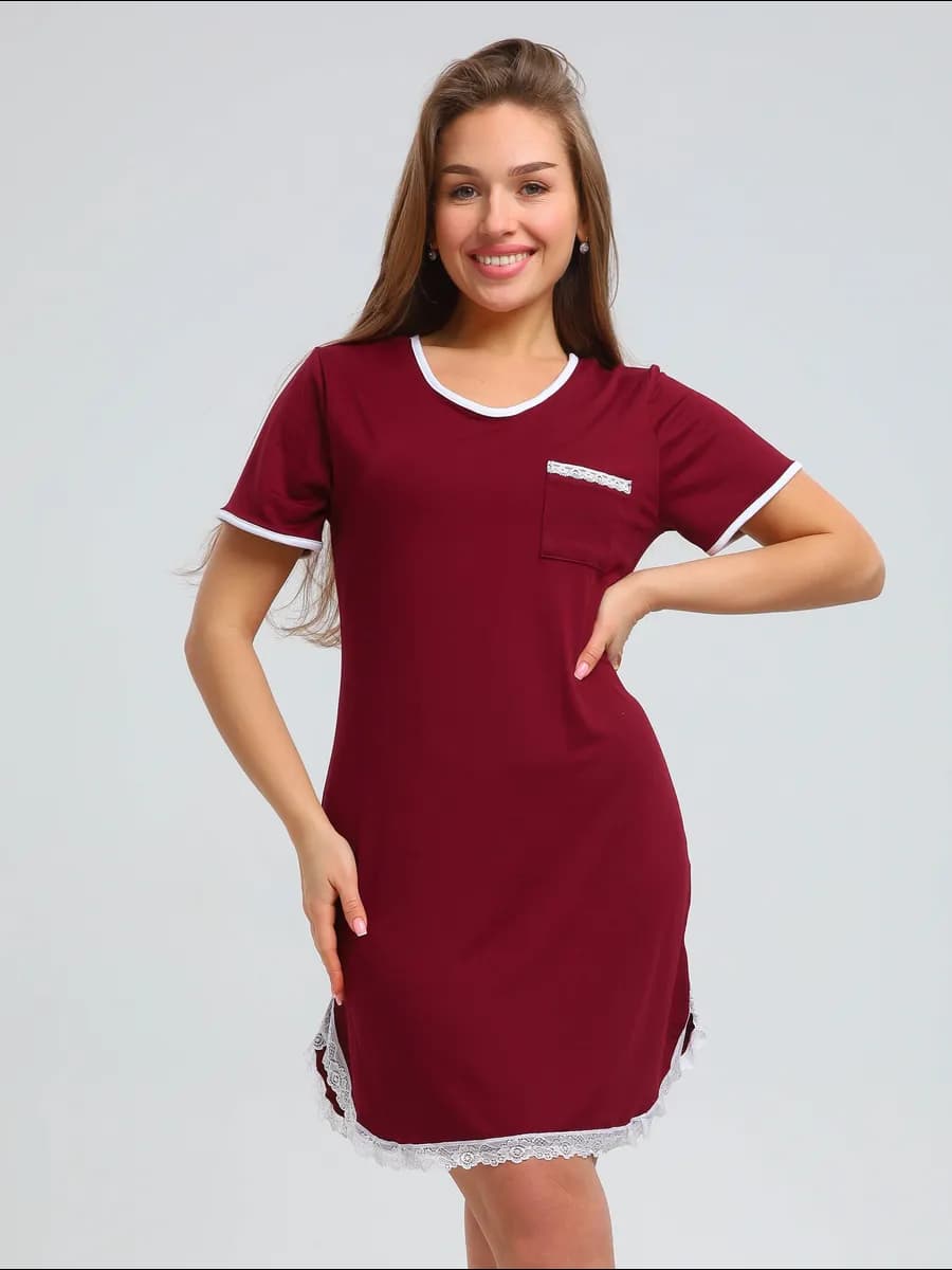 Сорочка ночная футболка домашняя - фото 1