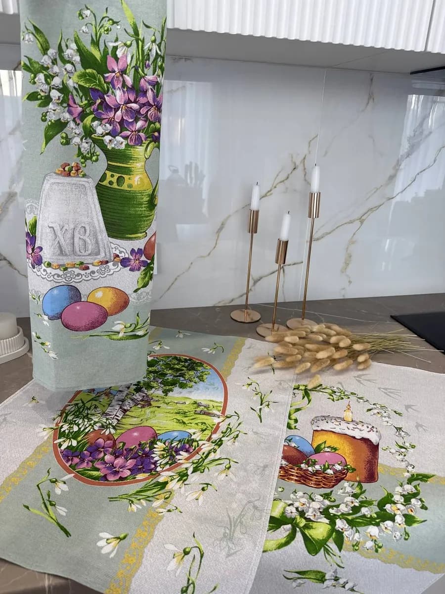 Полотенце кухонное подарочный набор 3 шт