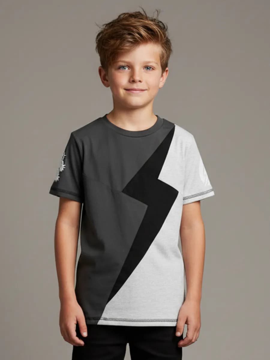 Футболка 3-12 лет хлопковая принт светится в темноте