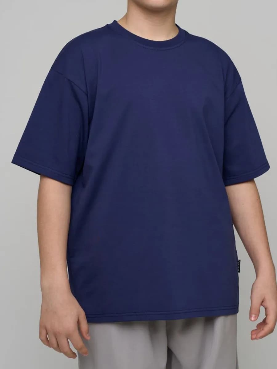 Футболка для мальчика и девочки оверсайз мягкая плотная