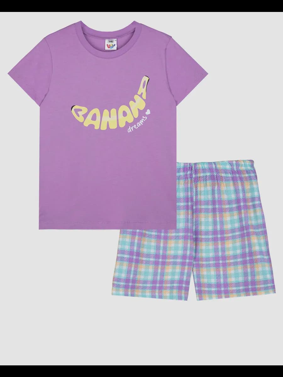 Пижама для подростка с шортами - фото 1
