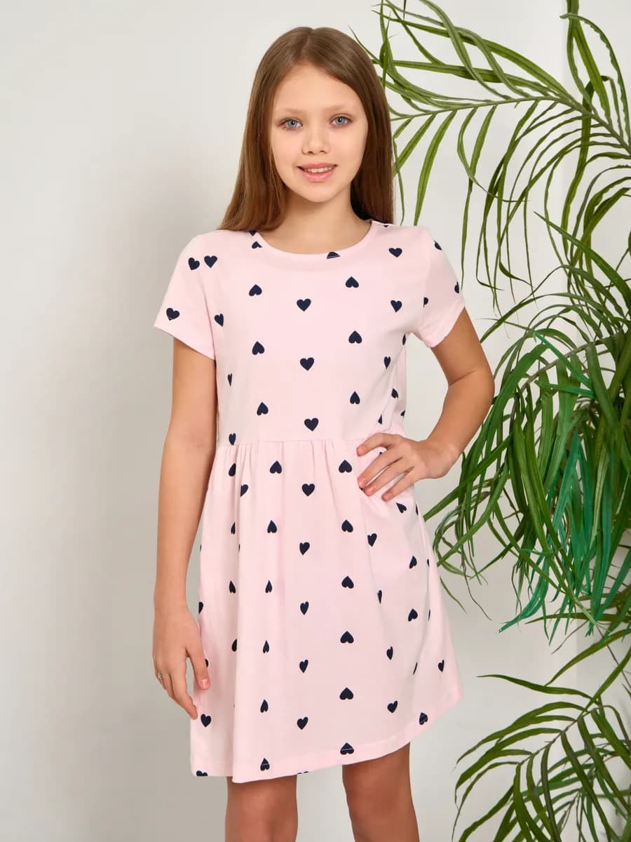 Платье трикотажное