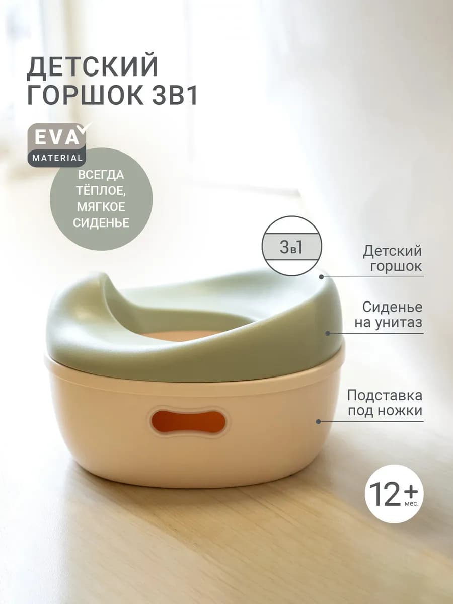 Горшок для детей трансформер 3 в 1