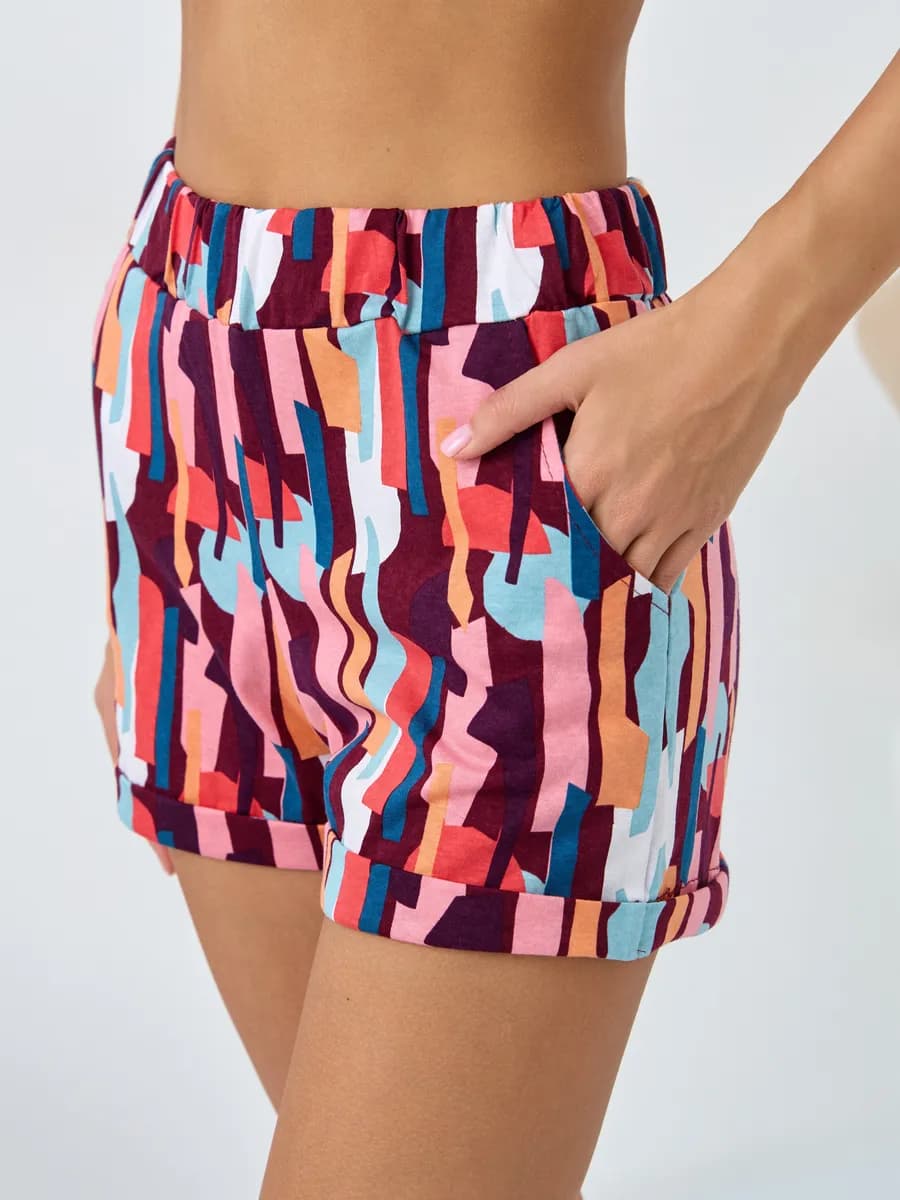 Домашние шорты хлопок короткие