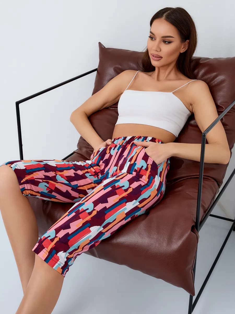 Бриджи домашние трикотажные - фото 1