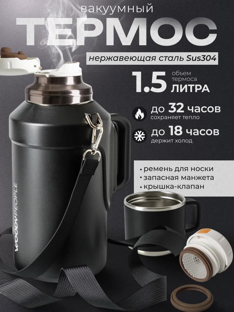 Термос для чая 1,5 литра