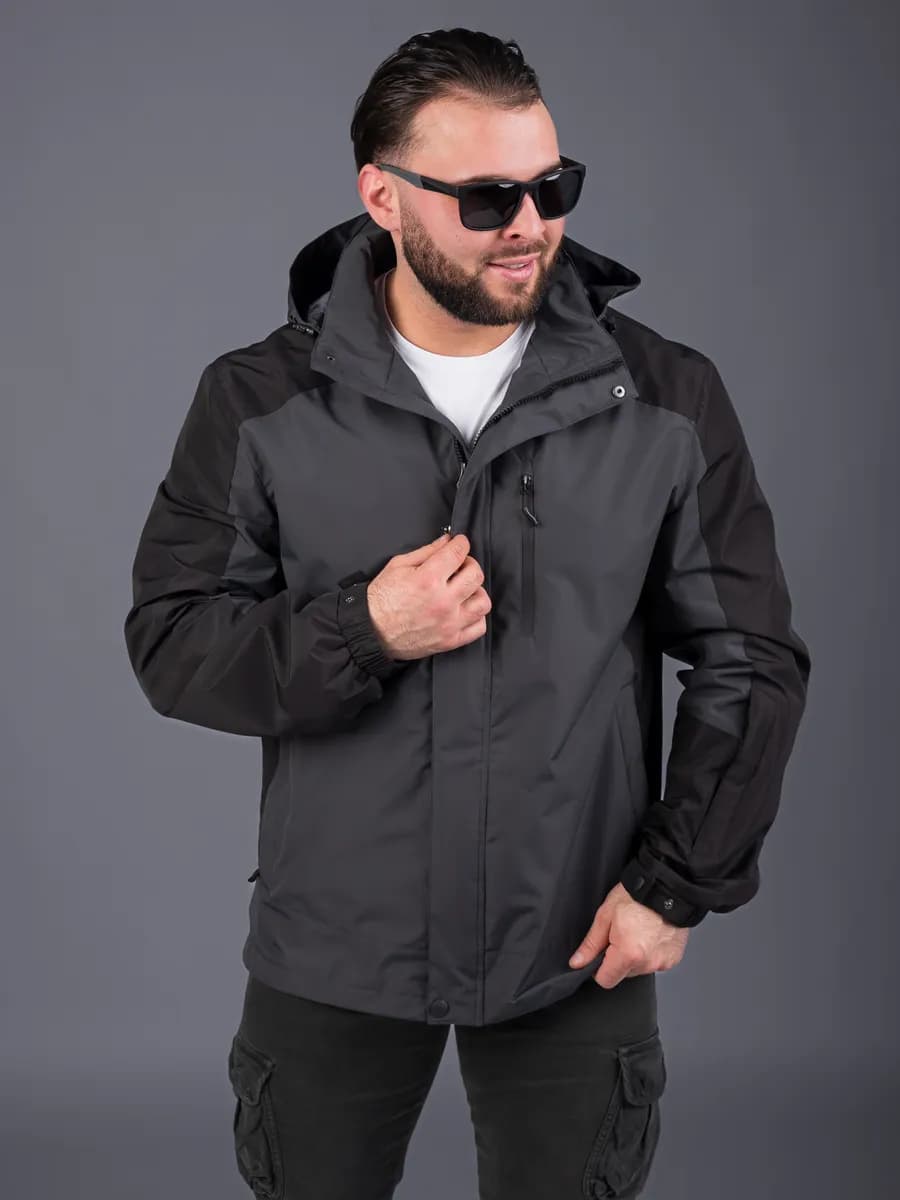 Ветровка мужская летняя с капюшоном куртка легкая