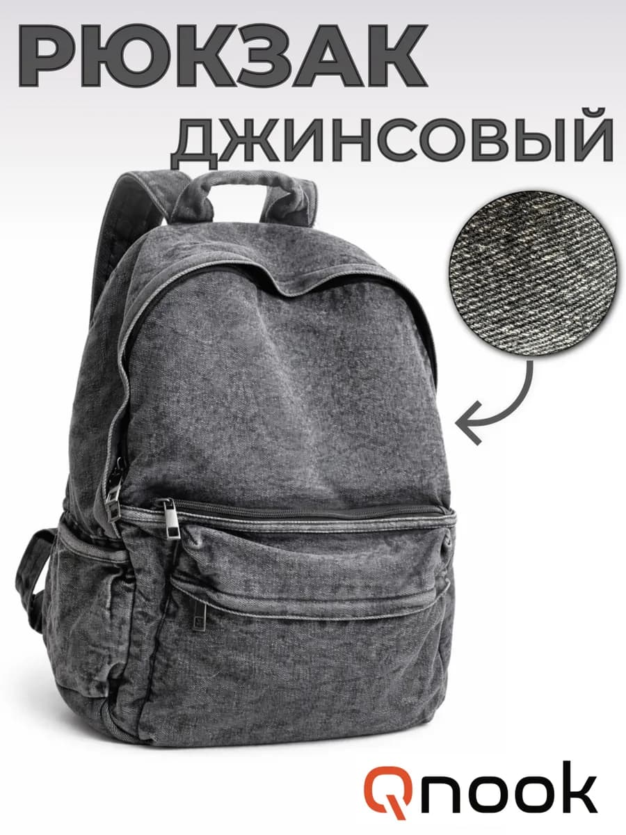 Рюкзак джинсовый городской