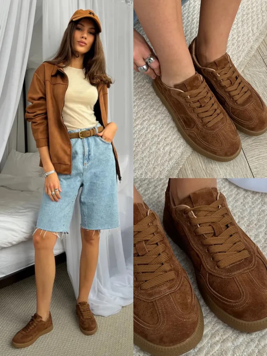 Кеды замшевые кроссовки натуральная кожа