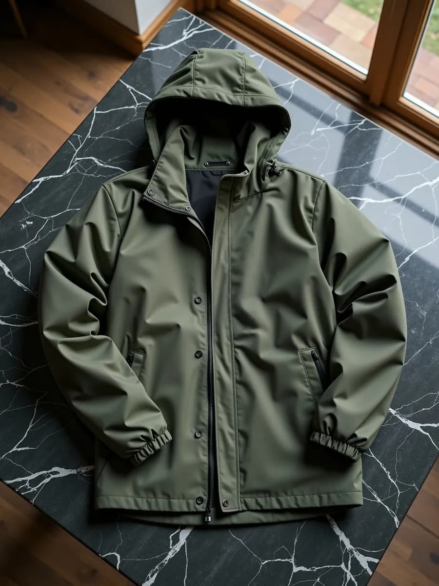 Ветровка осенняя куртка с капюшоном