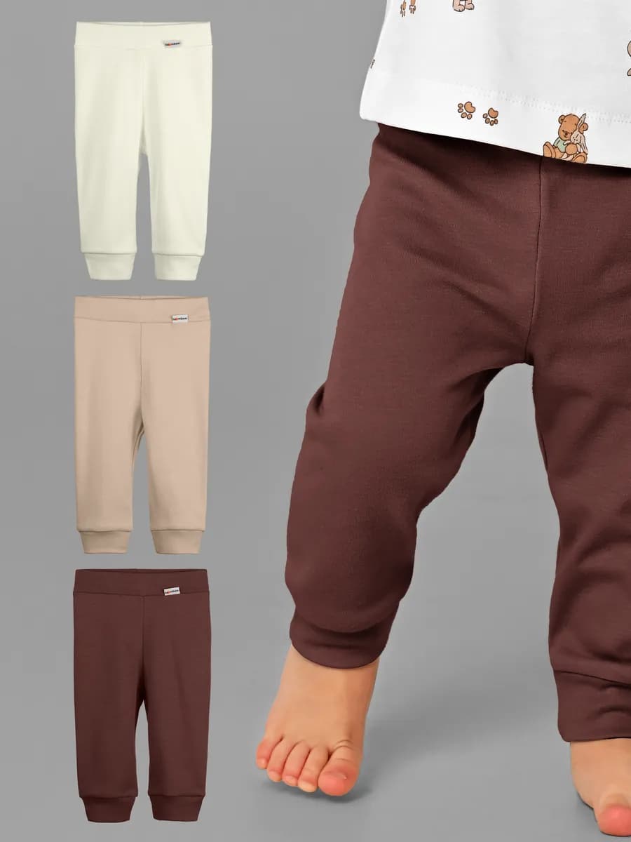 Штанишки ползунки для новорожденных набор 3 шт