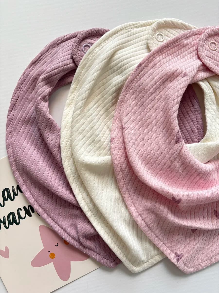 Слюнявчики для новорожденных