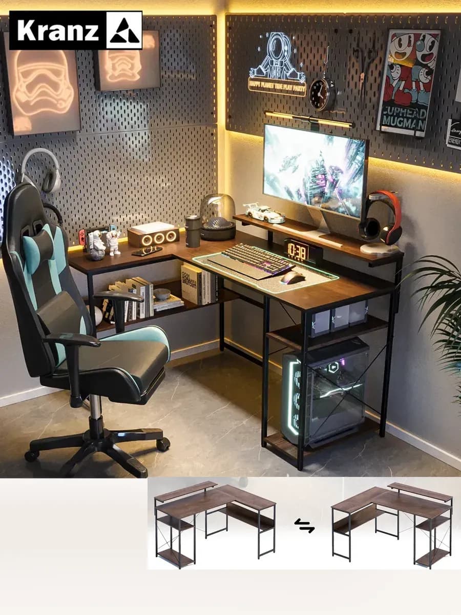 KRANZ письменный стол 137 см ореховое дерево