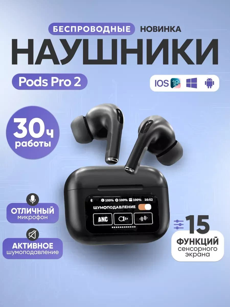 Беспроводные наушники для iPhone и Android смартфонов