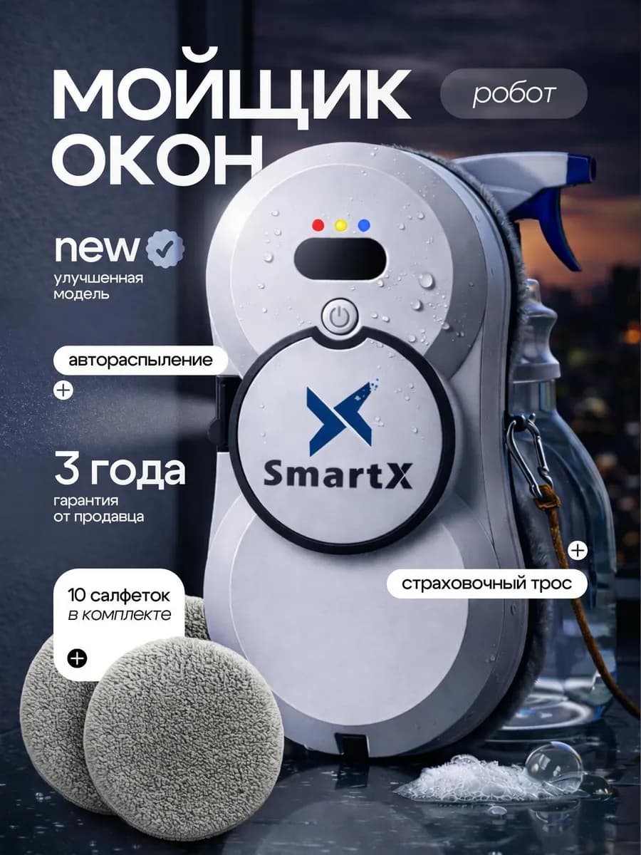 Робот стеклоочиститель для мытья окон