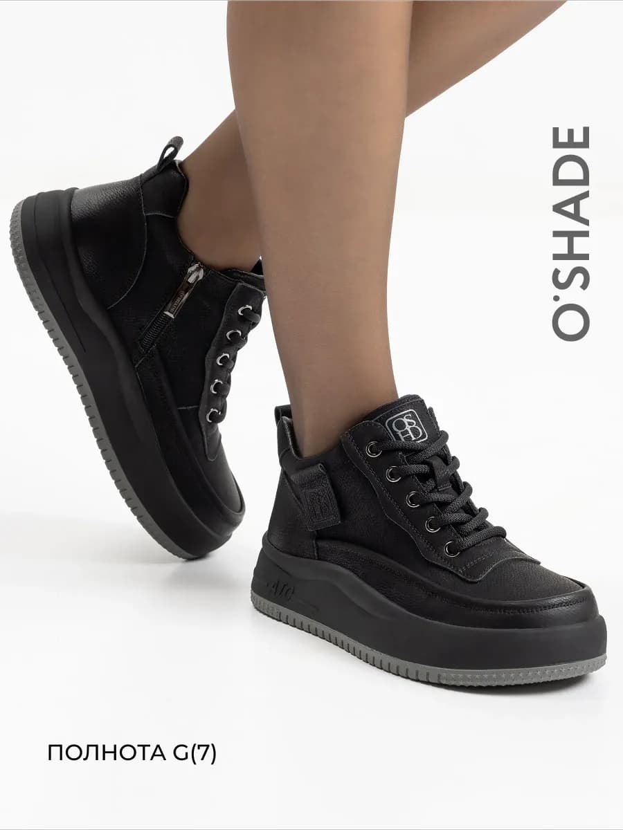 Ботинки женские демисезонные натуральная кожа - фото 1