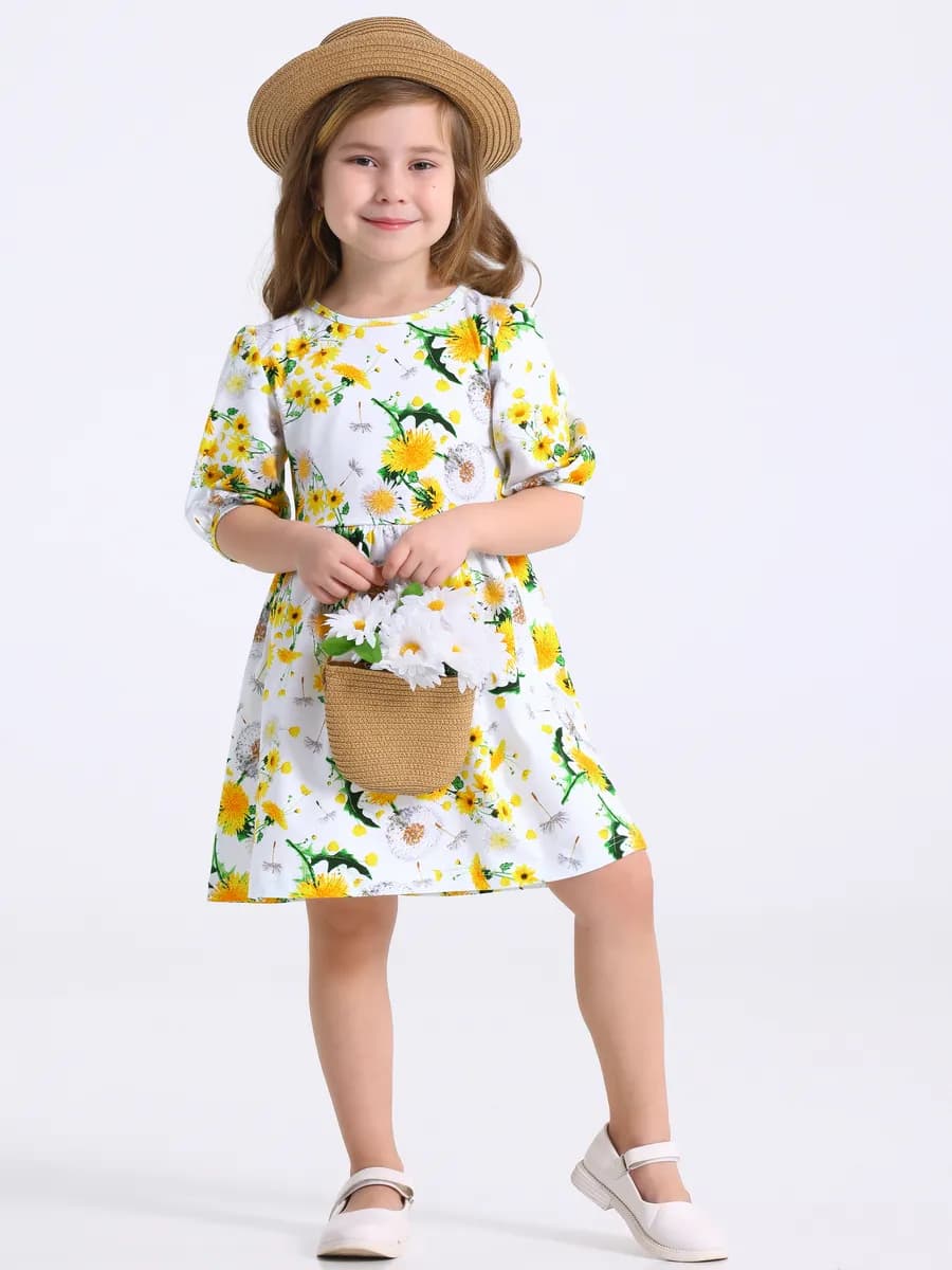 Платье нарядное в садик хлопок 100%