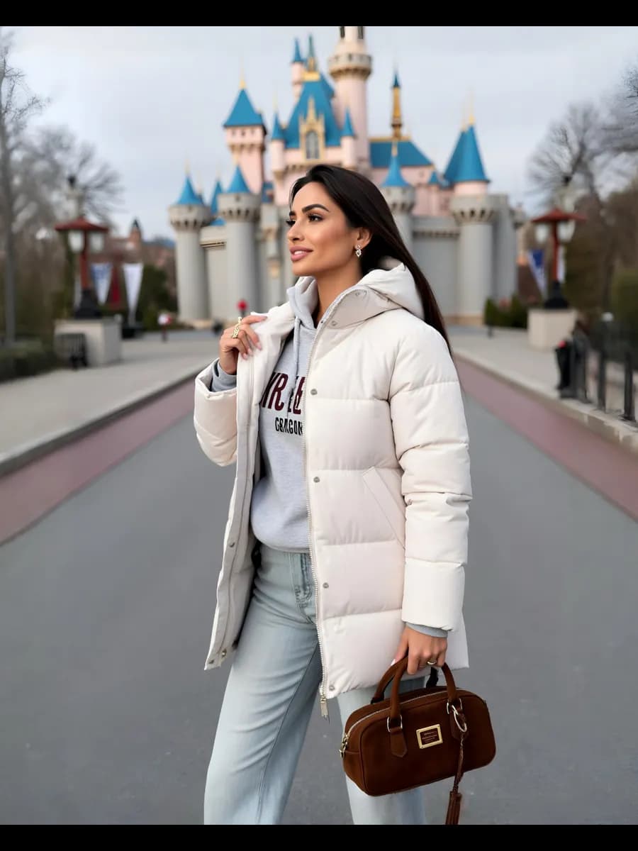 Куртка демисезонная с капюшоном удлиненная