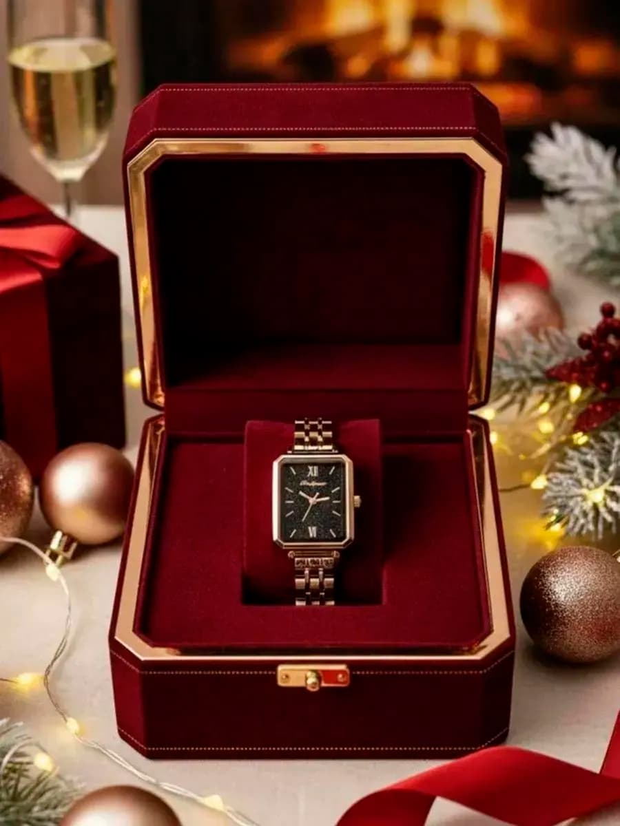 Часы наручные женские кварцевые - фото 1