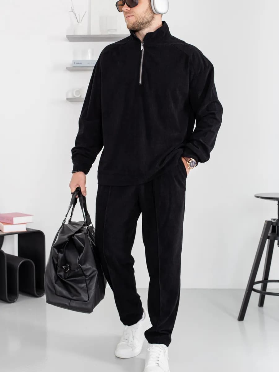 Костюм вельветовый спортивный на молнии